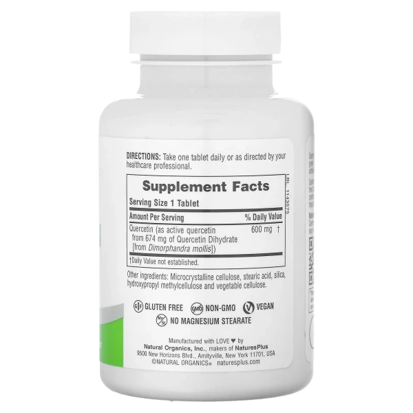 Кверцетин Pro Nature's Plus (Quercetin Pro) 600 мг 60 таблеток