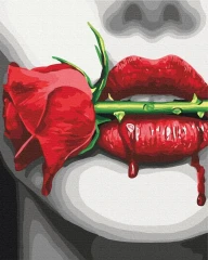 Преміум картина за номерами Шипи пристрасті Brushme 40x50