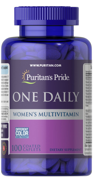 Мультивітаміни для жінок Puritan's Pride (Women's Multivitamin) 100 таблеток по 1 на день