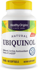 Убіхінол (Kaneka QH), Ubiquinol, Healthy Origins, 50 мг, 60 капсул