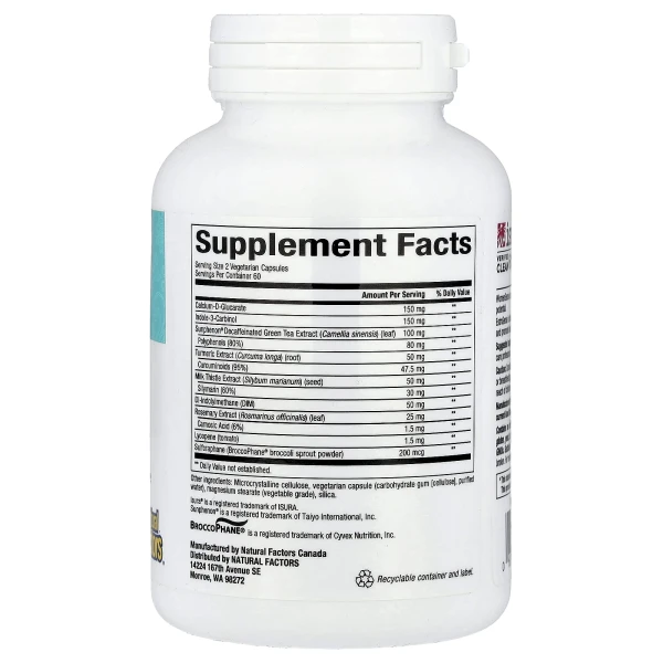 Комплекс для поддержки женского здоровья Natural Factors (WomenSense EstroSense) 120 вегетарианских капсул