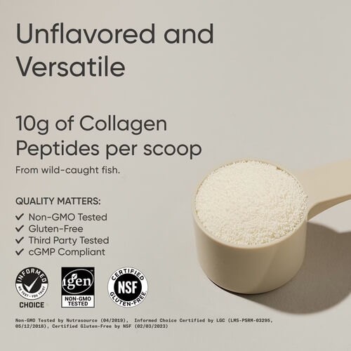 Морские коллаген пептиды Sports Research (Marine Collagen Peptides) 340 г безвкусно