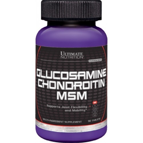 Глюкозамин и хондроитин из МСМ Ultimate Nutrition (Ultimate Glucosamine & Chondroitin MSM) 90 таблеток