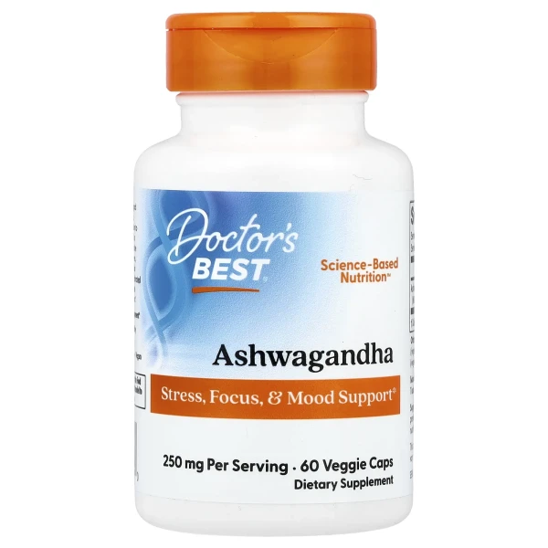 Ашвагандха Doctor's Best (Ashwagandha) 60 капсул