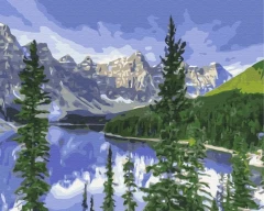 Картина за номерами Пейзажні гори  Brushme 40x50