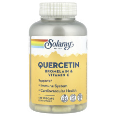 Кверцетин бромелайн і вітамін С (Quercetin) 120 капсул